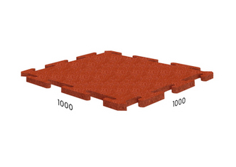 Резиновая плитка 1000x1000x15 мм Rubblex Sport Puzzle