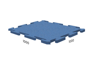 Резиновая плитка 1000x1000x25 мм Rubblex Sport Puzzle