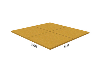 Резиновая плитка 500x500x20 мм Rubblex Pool